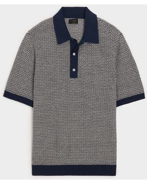 Todd Synder X Champion Joshua Sweater Polo - Blue