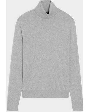 Todd Synder X Champion Silk-cashmere Turtleneck Sweater - Gray