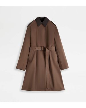 Tod's 2-In1 Trench Coat - Brown
