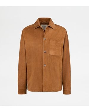 Tod's Shirt Jacket - Brown