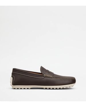 Tod's City Gommino Loafers - Brown