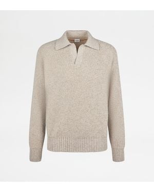 Tod's Cashmere Blend Pullover - White