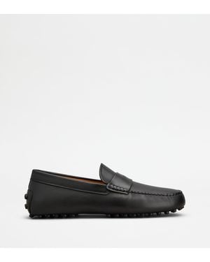 Tod's Mokassins Gommino Aus Leder - Schwarz