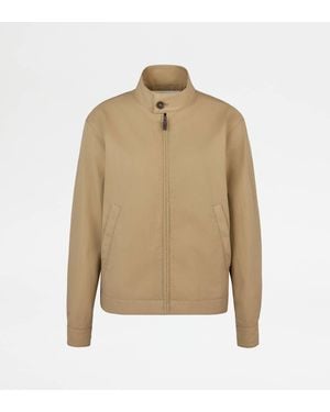 Tod's Bomber Jacket - Natural