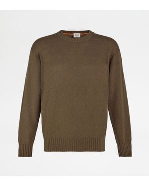 Tod's Pull Girocollo - Verde