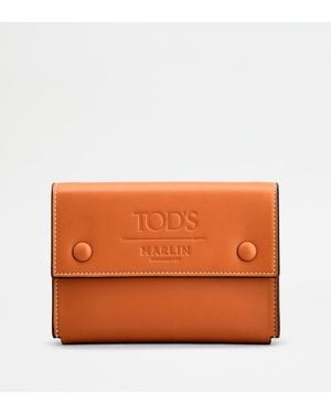 Tod's Playing Cards With Case - Orange