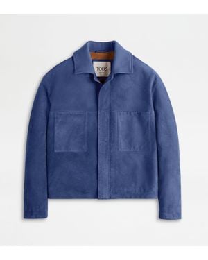 Tod's Coach Jacket - Blue