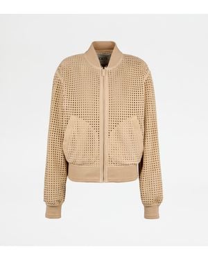 Tod's Bomber Jacket - Natural
