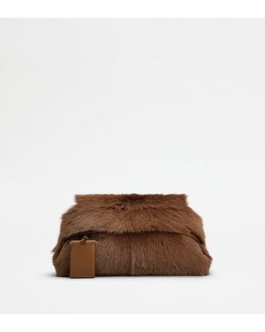 Tod's Wave Pouch - Marrone