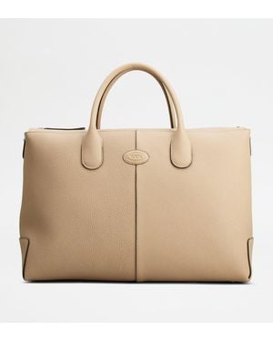 Tod's Di Bag en Cuir Grand - Neutre