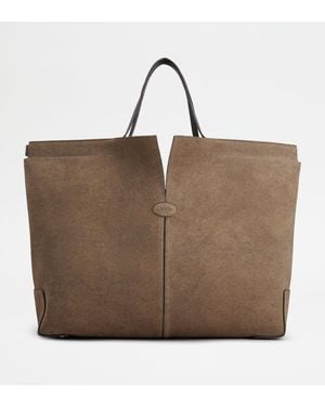 Tod's Di Bag Folio - Marrone