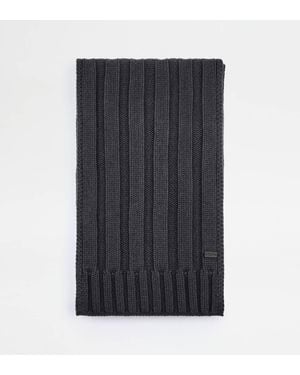 Tod's Cashmere Blend Scarf - Black