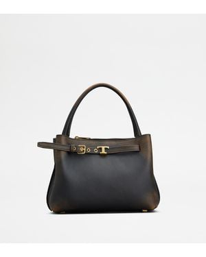 Tod's T Signature Handbag - Black