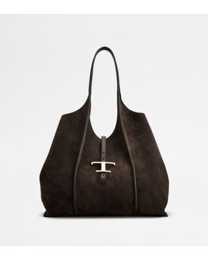 Tod's T Timeless Shopping Bag - Black
