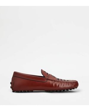 Tod's Gommino Loafers - Red