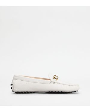 Tod's Gommino Driving Shoes - White