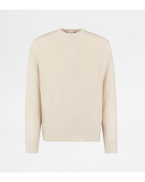 Tod's Pull Girocollo - Bianco