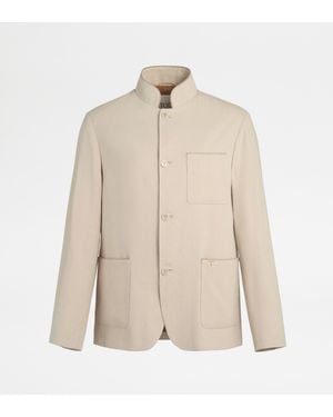 Tod's Castello Jacket - Natural