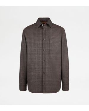 Tod's Overshirt - Marrone