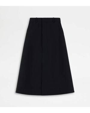 Tod's Wraparound Skirt - Black