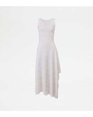 Tod's Abito Asimmetrico - Bianco