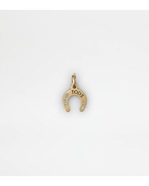 Tod's Horse-Shoe Shoe Charm - White