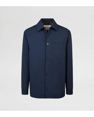 Tod's Car Coat - Blue