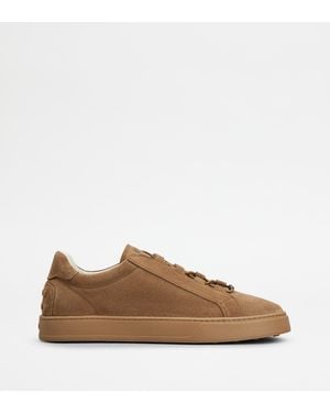 Tod's Suede Leather Trainers - Brown