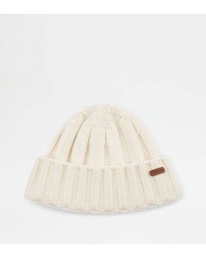 Tod's Cappello Misto Cashmere - Neutro