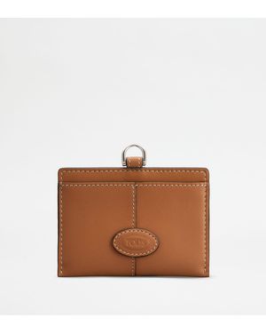 Tod's Badge Holder - Brown