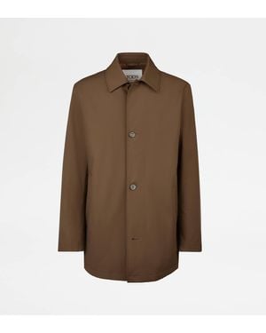 Tod's Car Coat - Marrone