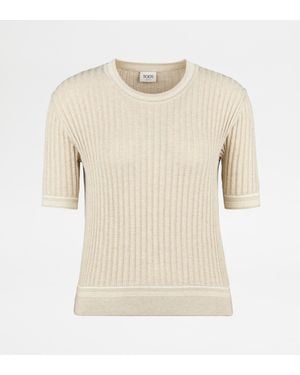 Tod's T-Shirt - Natural