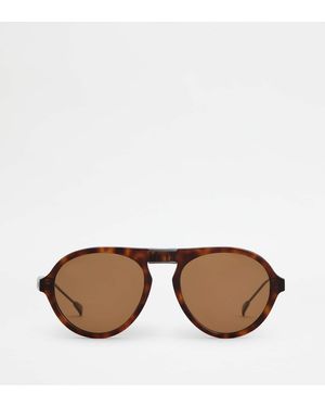 Tod's Foldable Sunglasses - Brown
