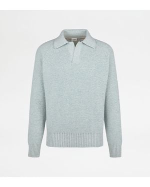 Tod's Cashmere Blend Jumper - Blue