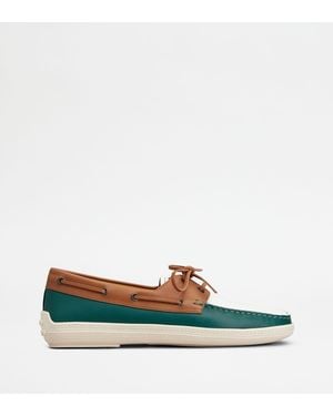 Tod's Boat Shoes - Green
