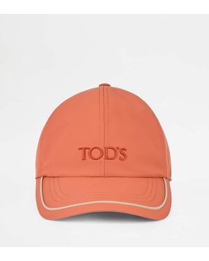 Tod's Cappello Con Visiera - Arancione