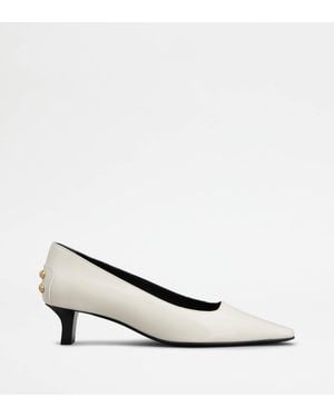 Tod's Court Shoes - White
