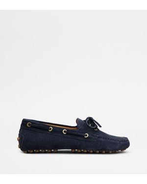 Tod's Boat Gommino - Blue