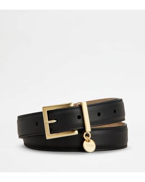 Tod's Gürtel Aus Leder, 100 - Schwarz