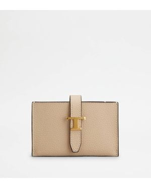Tod's Card Holder - Natural