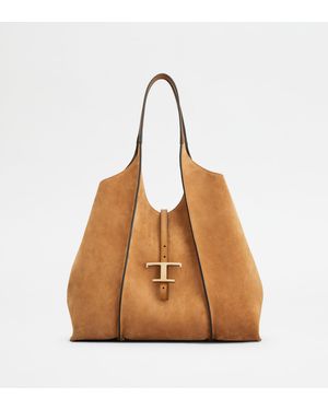 Tod's Borsa Shopping T Timeless - Marrone
