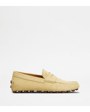 Tod's Gommino Bubble Loafers - Natural