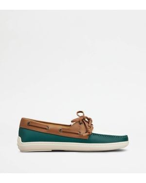Tod's Boat Shoes - Green