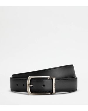 Tod's Adjustable And Reversible Belt - Black