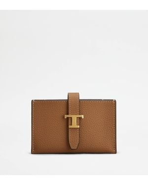 Tod's Card Holder - Brown