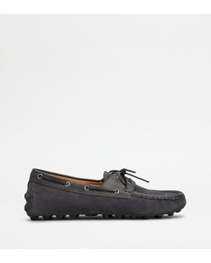 Tod's Boat Gommino Bubble Loafers - Black