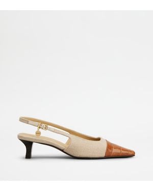Tod's Slingback Court Shoes - Multicolour