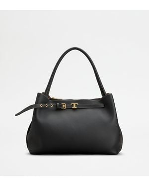 Tod's T Signature Handbag - Black