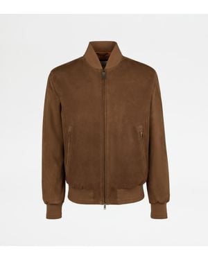 Tod's Brera Bomber Jacket - Brown