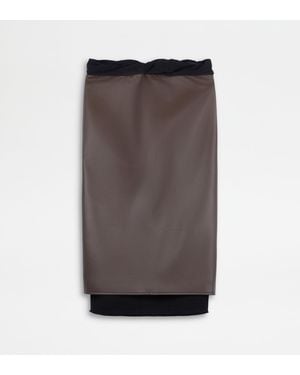 Tod's Midi Skirt - Brown